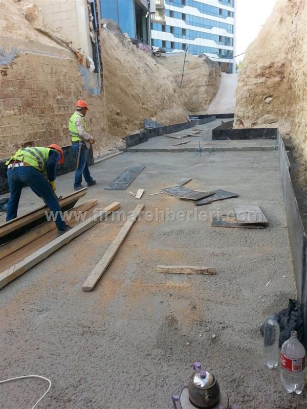 Perde temel betonu işçiliği (ICONOVA)